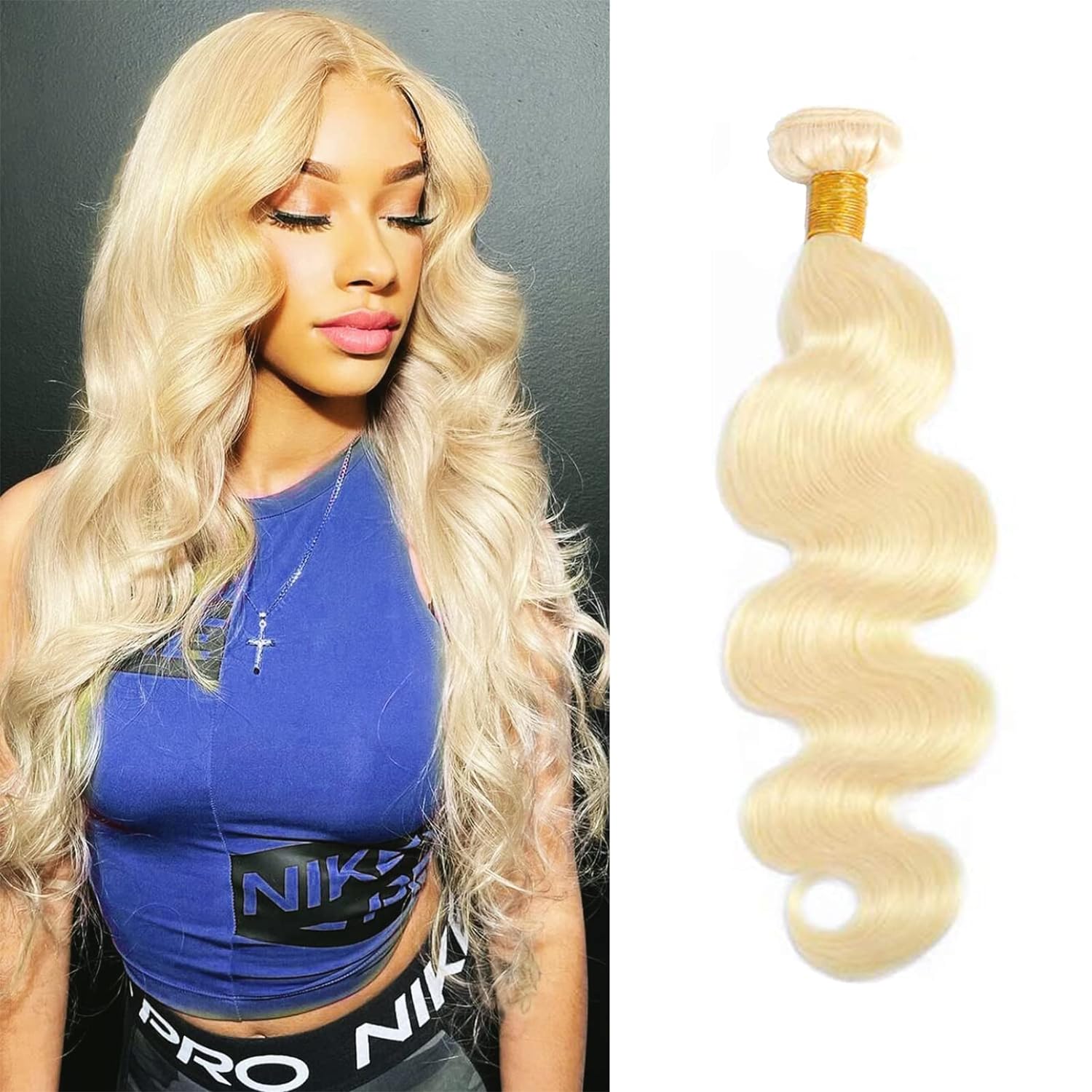 613 Blonde Bundles Human Hair 18 Inch